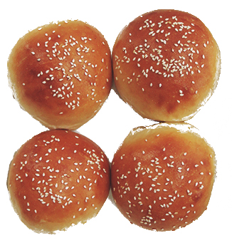 Brioche Hamburger Buns - Click Image to Close